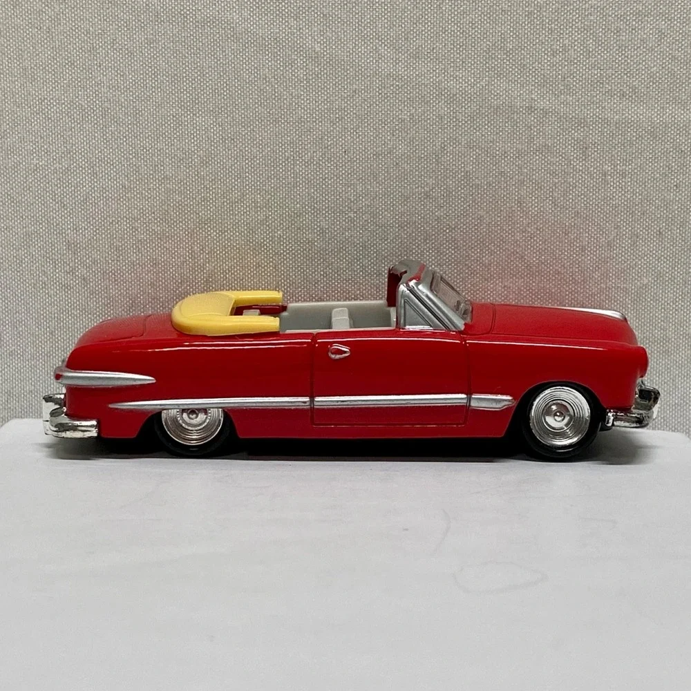 Vintage Maisto 1949 Ford Imperial Convertible Red 1/64 Dealer Sample Loose GUC